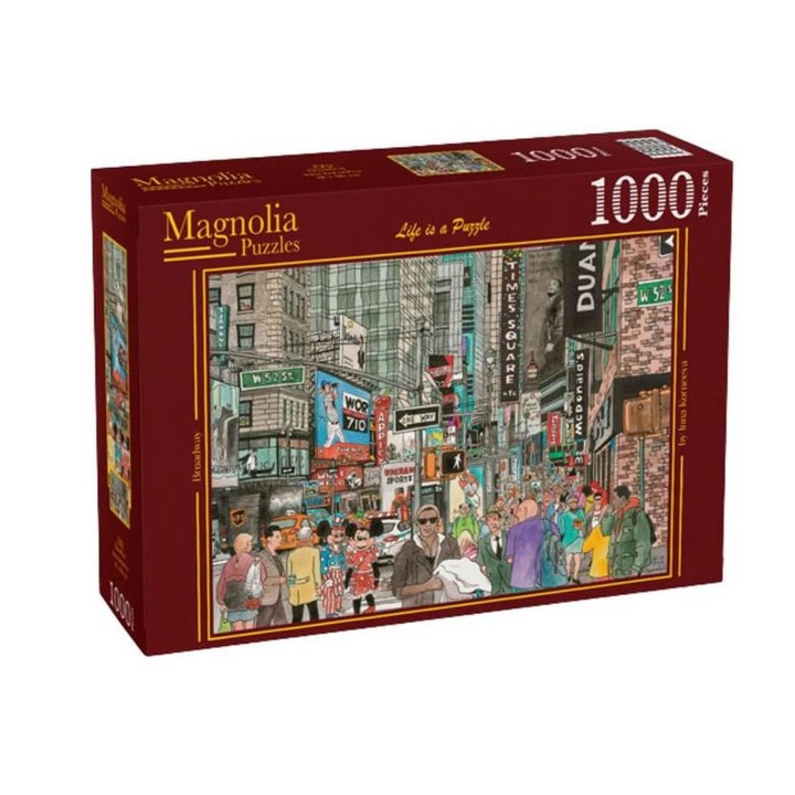 Puzzle Magnolia cu 1000 de piese - Broadway (7004)