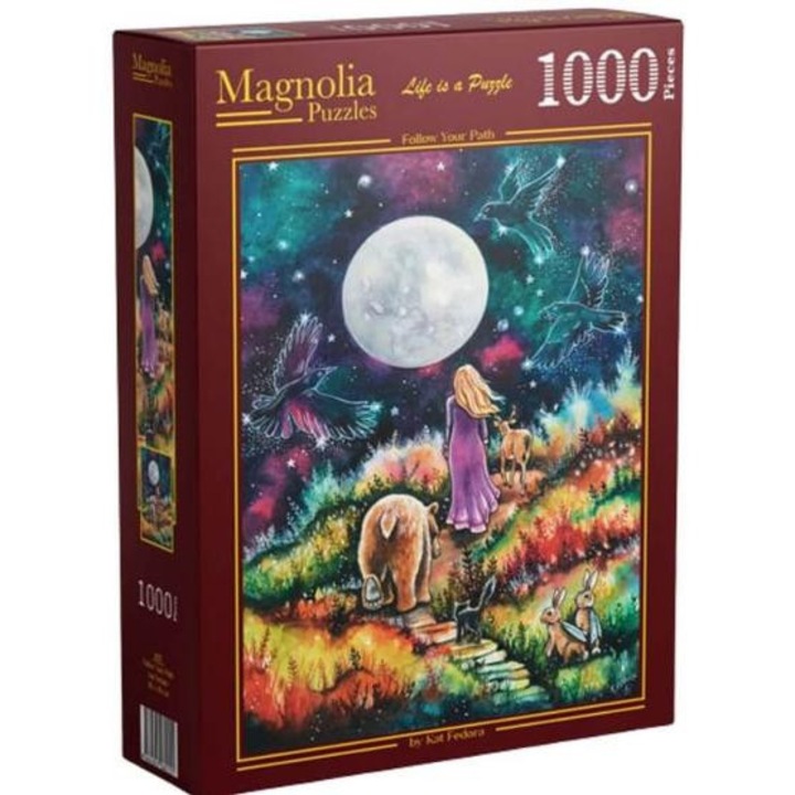 Puzzle Magnolia cu 1000 de piese - Urmareste-ti calea (1103)