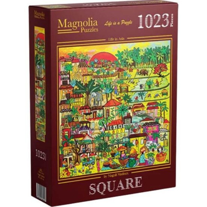 Puzzle Magnolia cu 1023 de piese - Viata in Asia (4105)