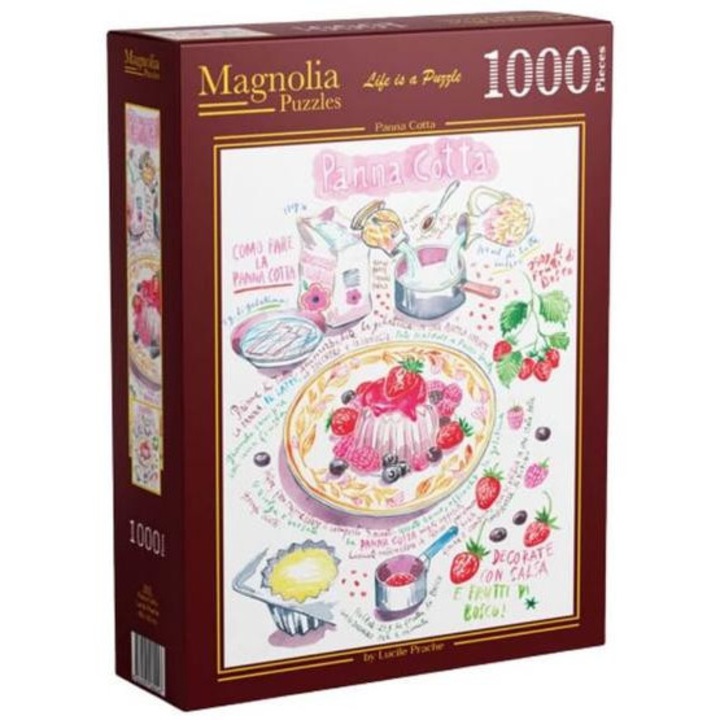 Puzzle Magnolia 1000 de piese - Panna Cotta (3315)