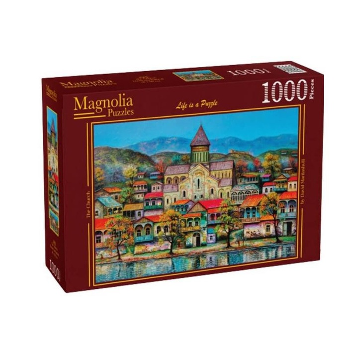 Puzzle Magnolia 1000 piese - Biserica (9506)