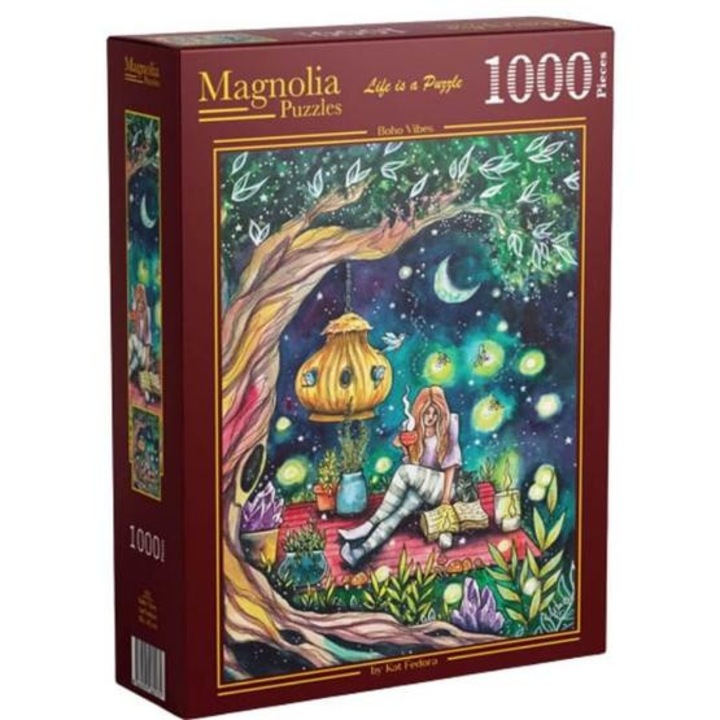 Puzzle Magnolia cu 1000 de piese - Boho Vibes (1101)