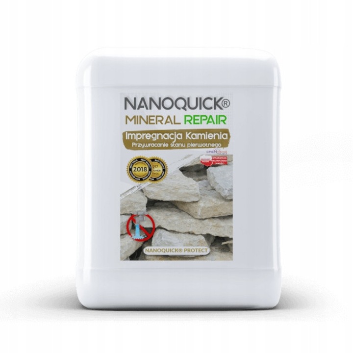 Impregnant, NANOQUICK Mineral Repair 1L, pentru suprafete minerale, hidrofob, rezistent la UV