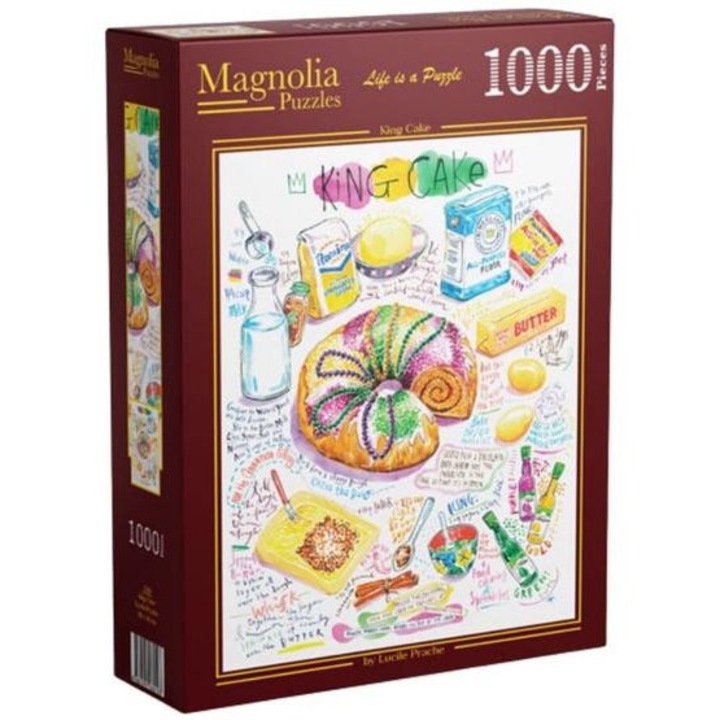 Puzzle Magnolia cu 1000 de piese - King Cake (3310)