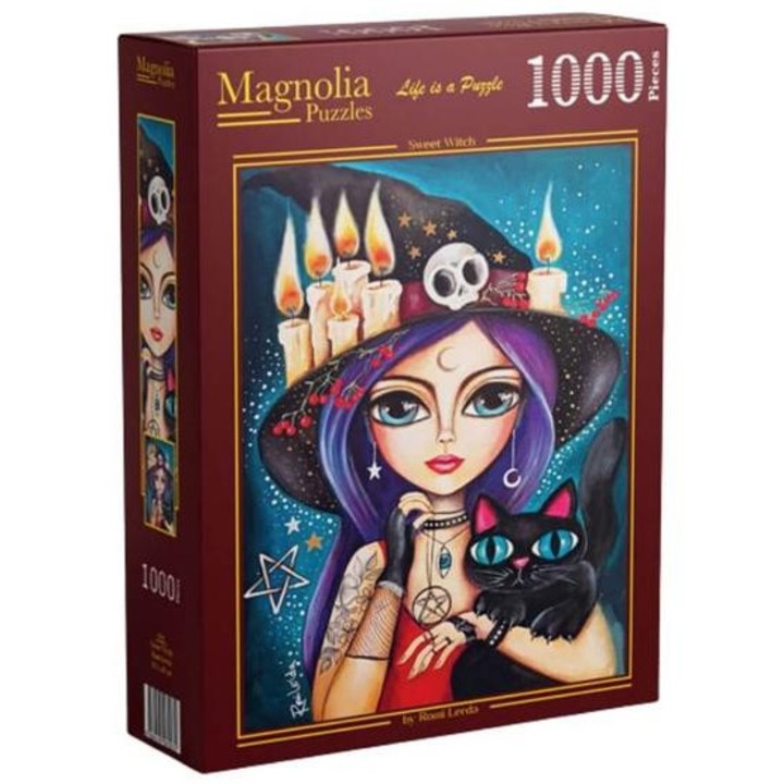 Puzzle Magnolia cu 1000 de piese - Vrajitoarea Dulce (1722)
