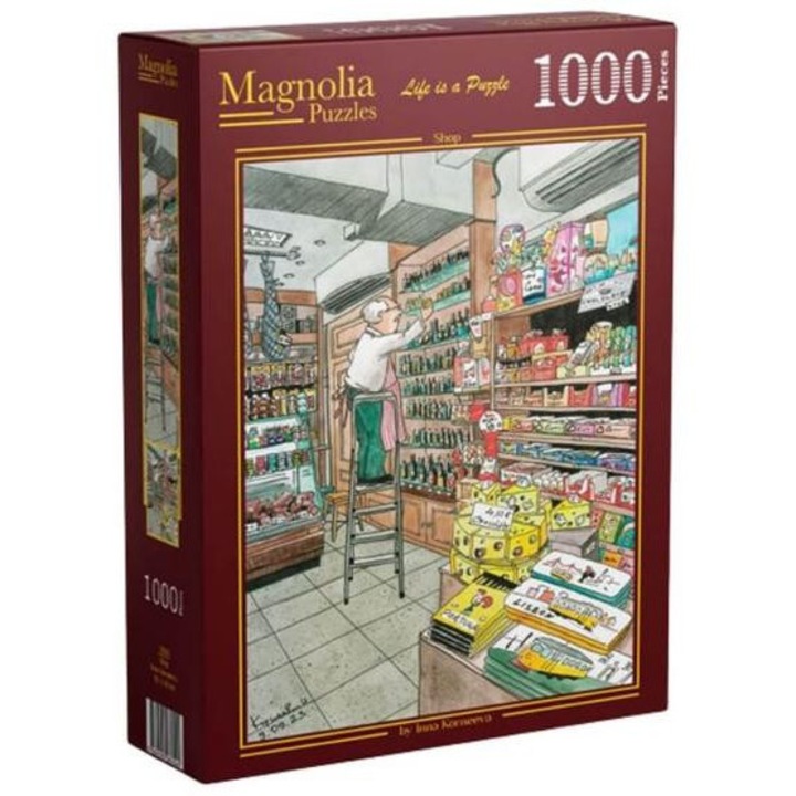 Puzzle Magnolia cu 1000 de piese - Magazin (7003)