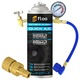 Kit Reincarcare Aer Conditionat Auto, Infloo, A/C R1234yf Gaz + Furtun cu Manometru + Adaptor LP/HP + CADOU – Reincarcare Rapida Climatizare Auto