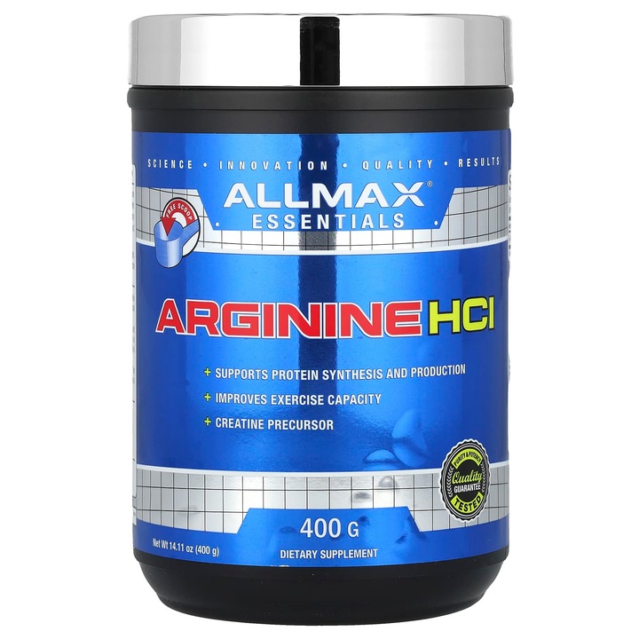Aminoacizi, AllMax, L-arginina HCl, 400 g