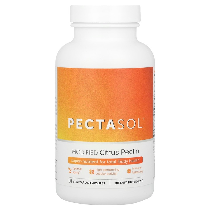 Supliment alimentar PectaSol, 90 capsule vegetale, suport pentru sanatatea celulara, fara gluten, vegan