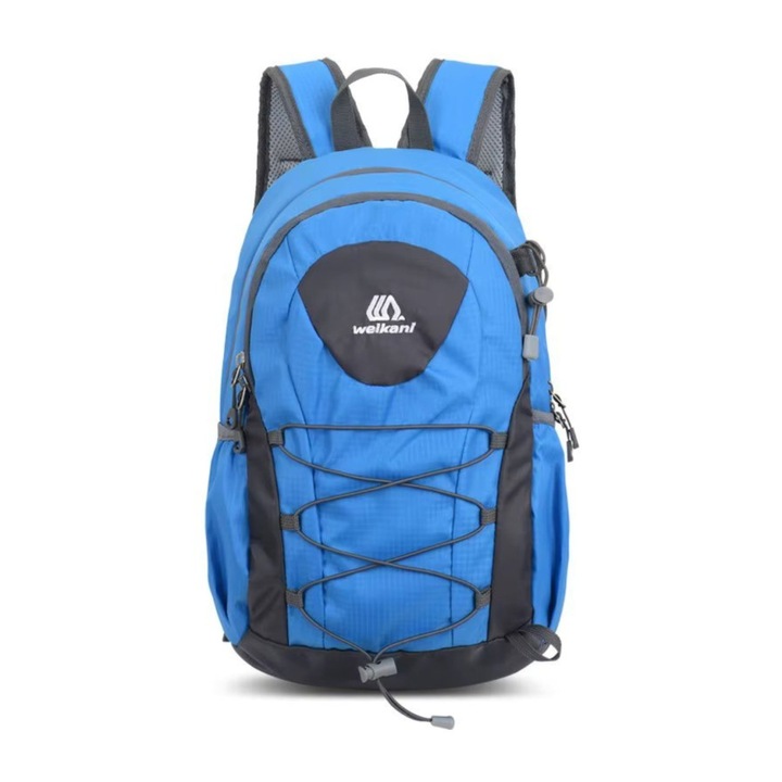 Rucsac unisex Delis Zinaida GT3722, albastru, poliester impermeabil, 25x15x40cm