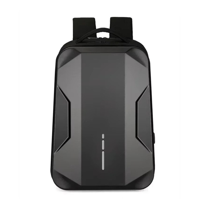 Rucsac unisex Delis Daryen GT3758, port USB, negru, 32x20x48.5cm