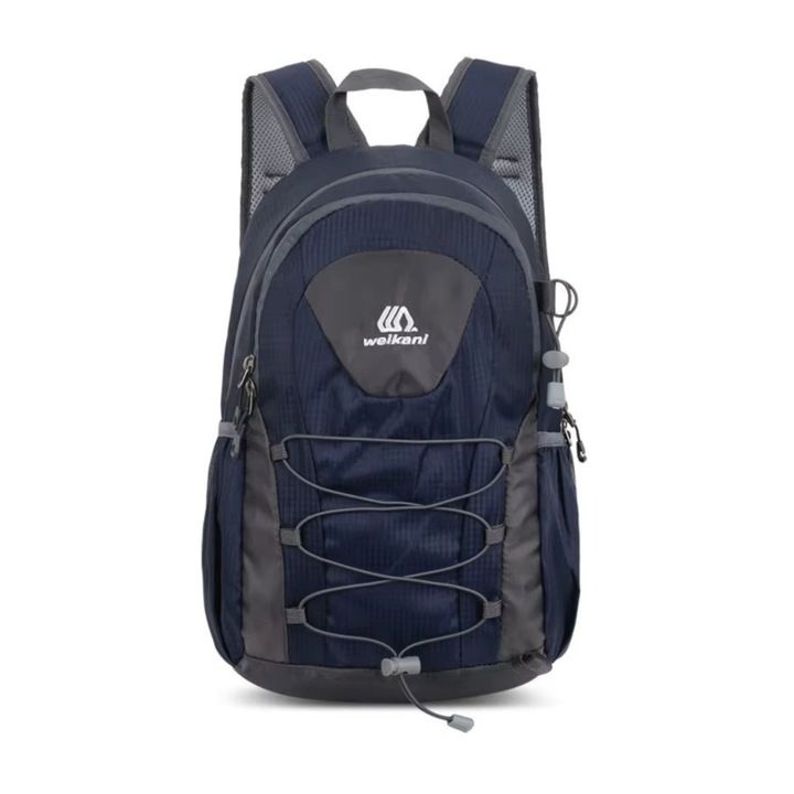 Rucsac unisex Delis Zinaida GT3719, interior căptușit, buzunar laptop, albastru închis, 25x15x40cm