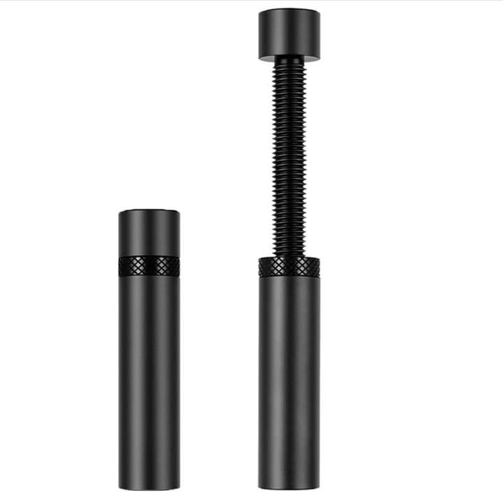 Suport placa grafica, SuooTci, ajustabil 7.4x12cm, metal aluminiu, baza magnetica, negru