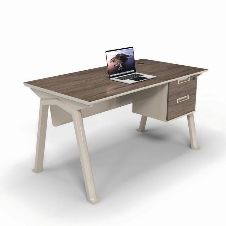 Masa birou cu sertare fixe suspendate, design modern si elegant, calitate premium, dimensiuni 1200*600*750