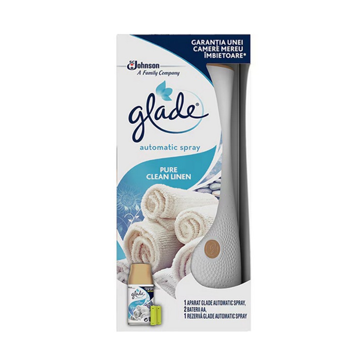 Odorizant De Camera Glade Automatic Spray Clean Linen, 269 Ml