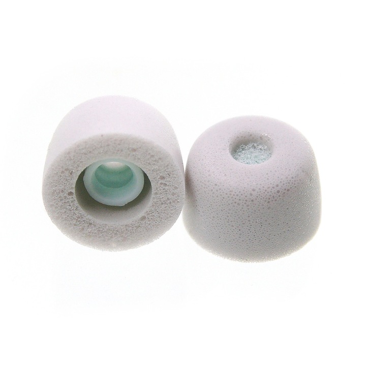 Комплект от 2 наушника от мемори пяна за слушалки Sony WF-1000XM5 / XM4, сиви, размер L