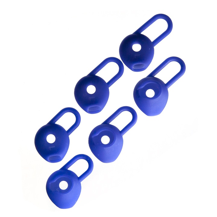 Set de dopuri pentru Huawei Free Buds 4, 6 elemente, albastru