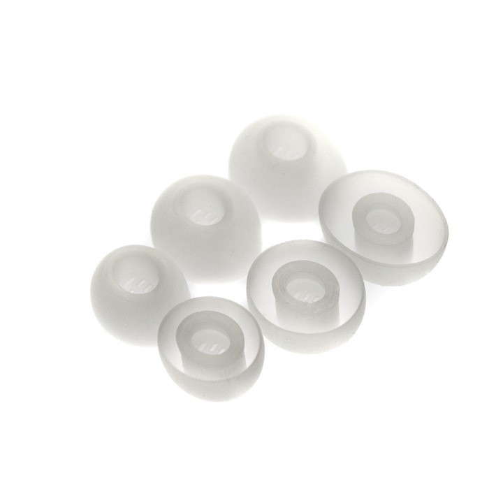 Dopuri pentru casti MKF, model MKF-G-111, set alb, compatibile cu Huawei Freebuds 4i/5i/6i