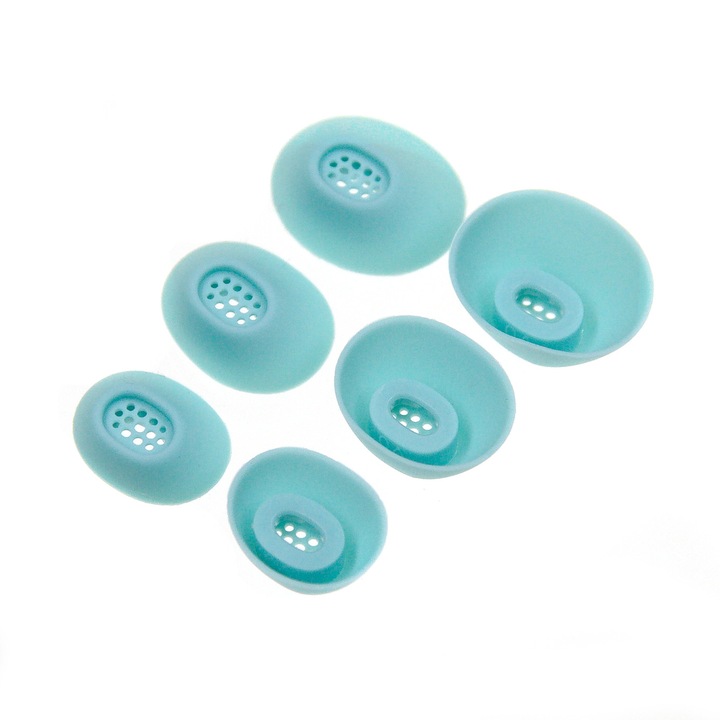 Set de dopuri pentru casti Huawei Freebuds SE, MKF kQamil, albastru, model MKF-G-160