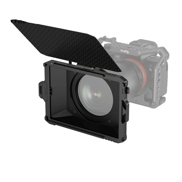 Mini Matte Box, compatibilitate versatila cu obiective, suport rapid pentru filtre, Lite 3575, 176x137x42.7mm