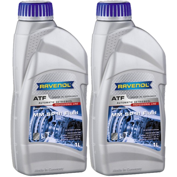 2 literes kiszerelésű Ravenol ATF MM SP-III automata váltófolyadék