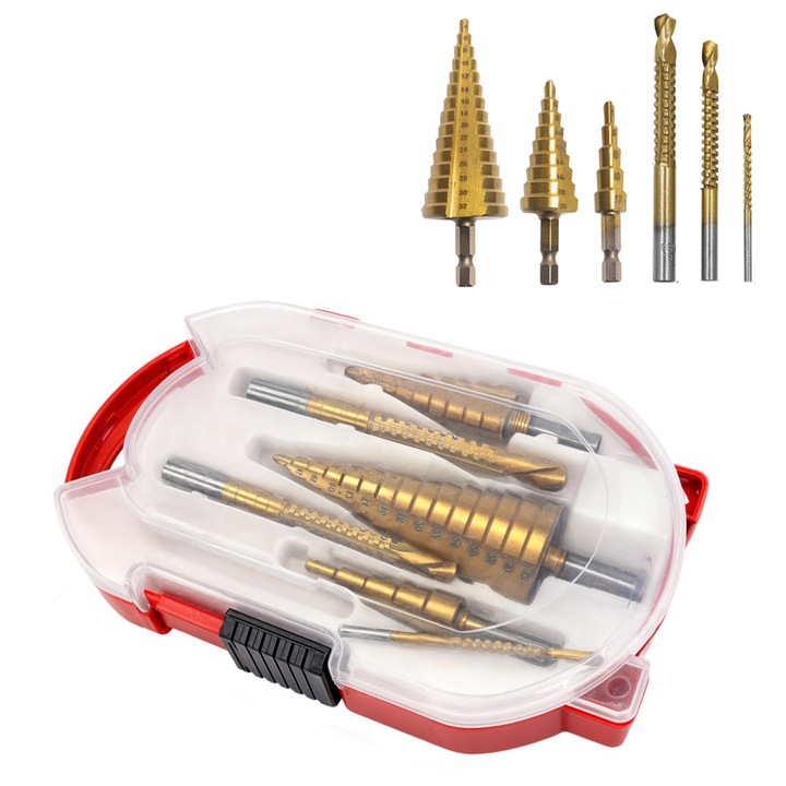 Set mixt burghie titan Fencodew 6 piese pentru lemn