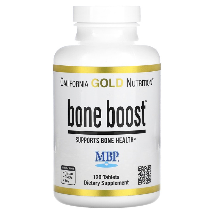 Supliment alimentar, California Gold nutrition, Bone Boost, 120 tablete