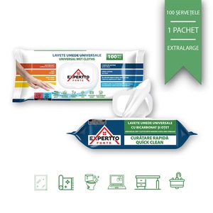 Servetele umede antibacteriene suprafete