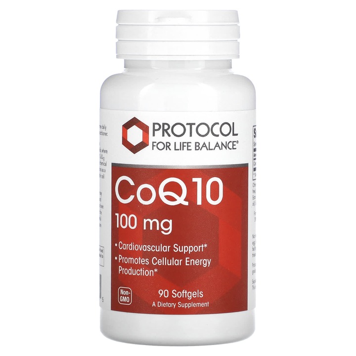 Supliment alimentar, CoQ10, 100 mg, 90 capsule moi, suport pentru sistemul cardiovascular