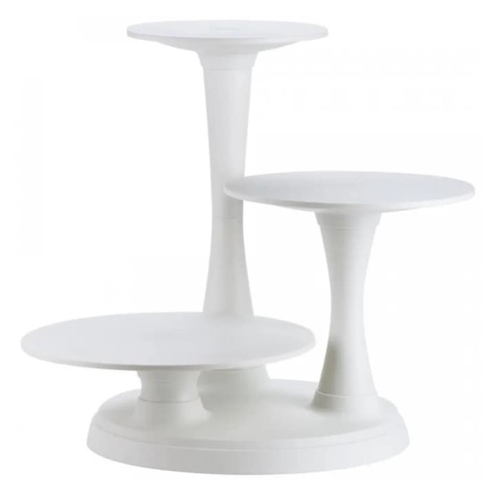 Set Suport tort Alb pentru Torturi, Briose, Ø25, Ø30, Ø35 cm - Wilton