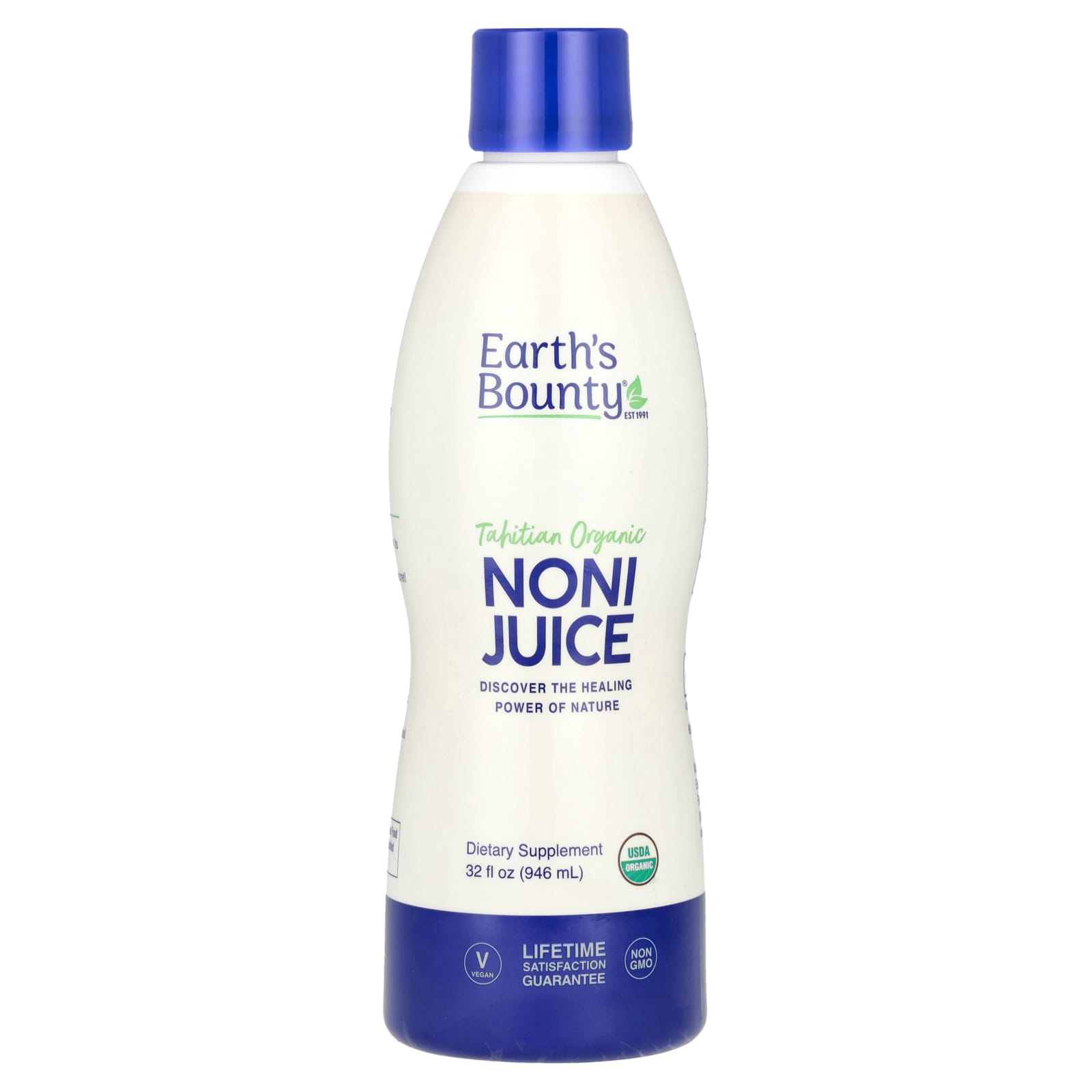 Suc organic de noni, Earth's Bounty, 30 000 mg, 946 ml, vegan