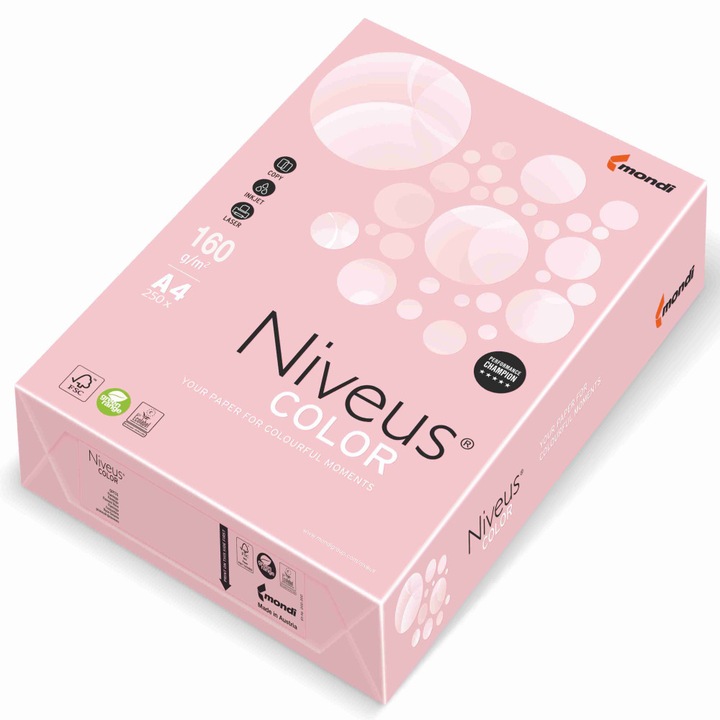 Carton Copiator A4 Roz Flamingo Pal 160g 250/top Opi74 Niveus