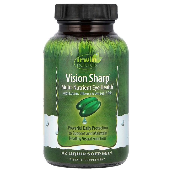 Supliment alimentar, Vision Sharp, sanatate oculara, luteina, omega-3, 42 capsule moi