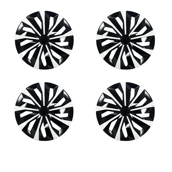 Set 4 capace roti auto, 17Inch, Negru