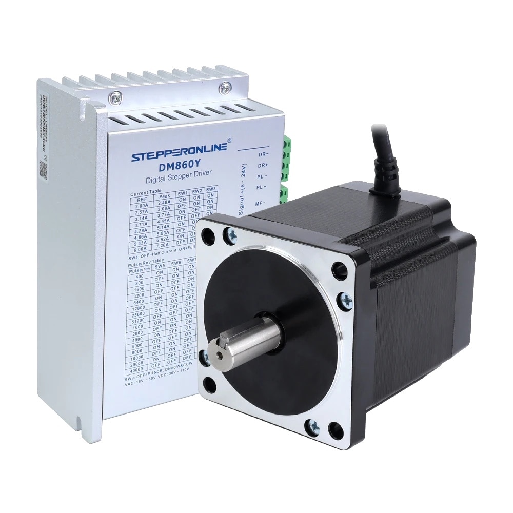 Motor Pas cu Pas, Stepperonline, 8Nm Kit, 14mm, 2 Faze - eMAG.ro