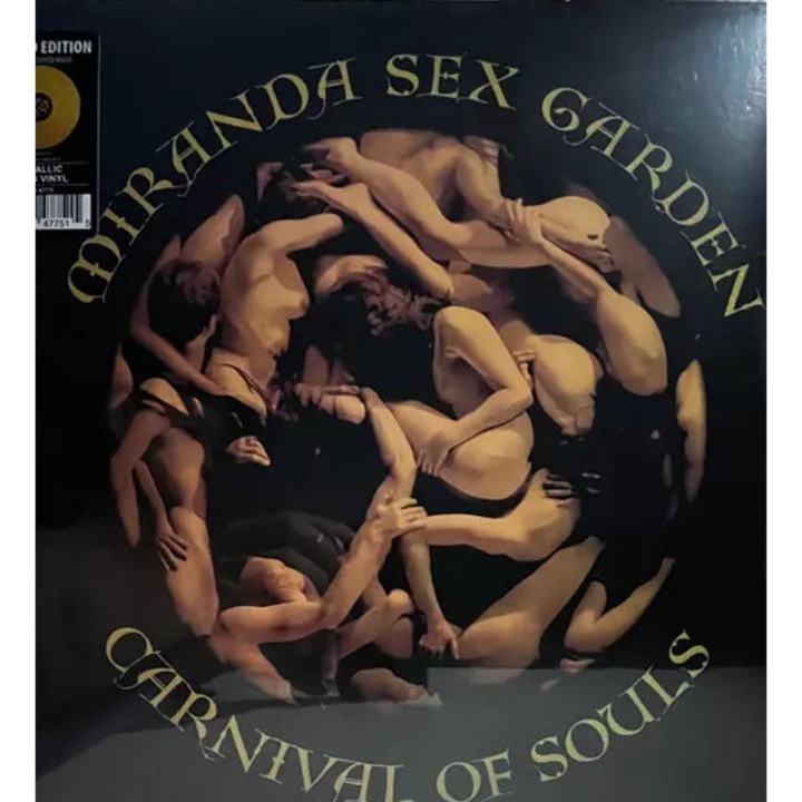 Miranda Sex Garden: Carnival Of Souls LP (vinyl) Coloured Metallic Gold Vinyl Limited Edition CLR, LTD