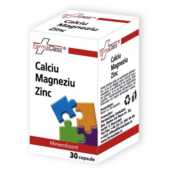 Calciu Magneziu Zinc Farma Class 30cps