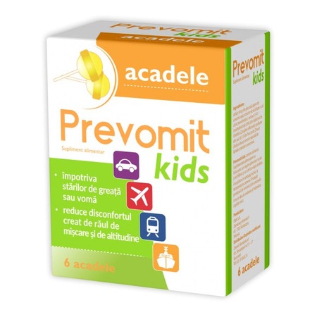 Prevomit Kids 6 Acadele Zdrovit Emag Ro
