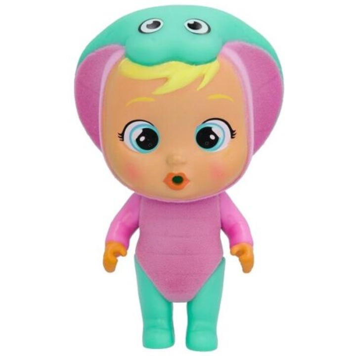 Lalaca Shana, Cry Babies, Keep Me Warm kollekció, szett tartalma 1 lalaca, 1 tincs, 1 védőszemüveg, 1 ruha, 1 matricaív, többszínű, 3+