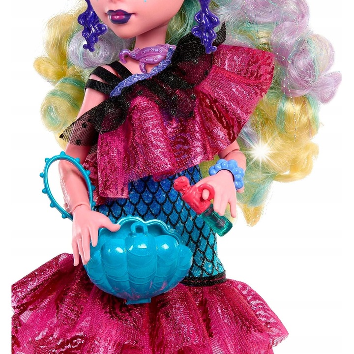 Кукла Monster High Frankie Stein, пънк стил, концертни аксесоари, многоцветна, 4+