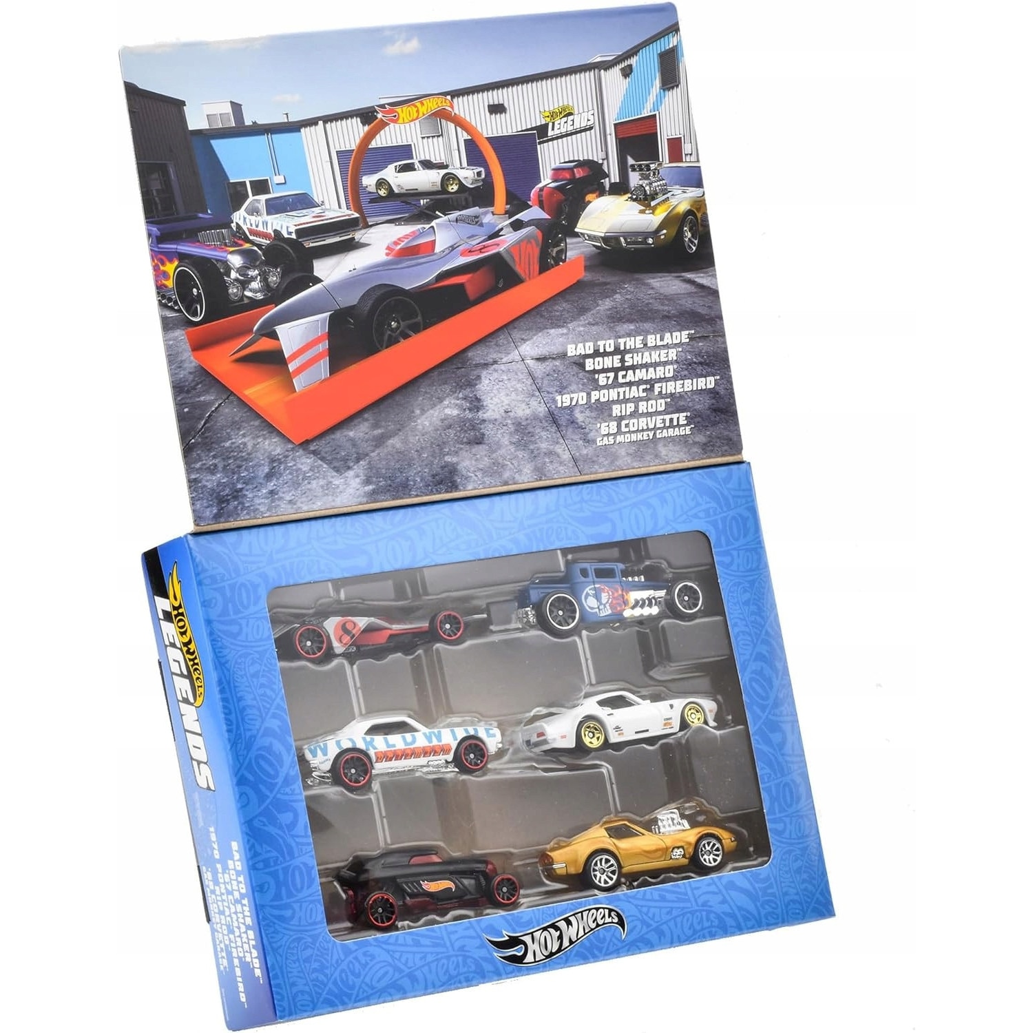 Set colectionar Hot Wheels Legends, 6 autovehicule, 1:64