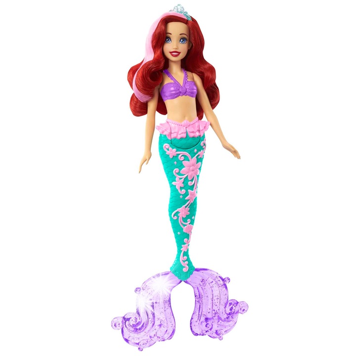 Disney hercegnők Ariel baba, színváltós, 30x10cm