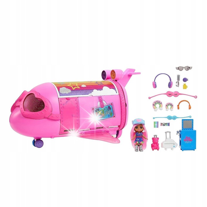 Barbie Mini Airplane Extra Repülő Baba HPF72