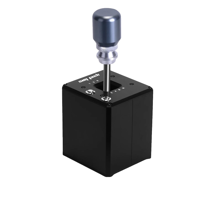 Váltókar, tartós rozsdamentes acél, 22,5x9,5x10,5 cm, Logitech és Thrustmaster kompatibilis szett