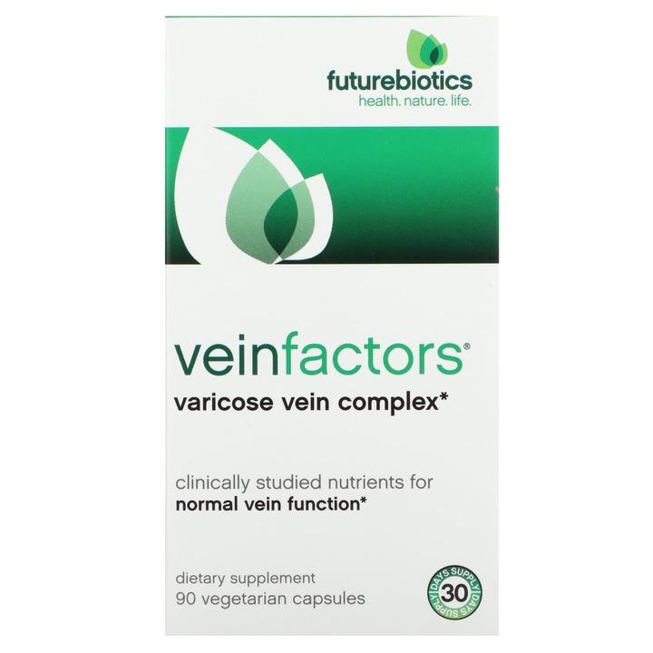 Complex VeinFactors, 90 capsule vegetale, pentru sanatatea venelor, 30 zile