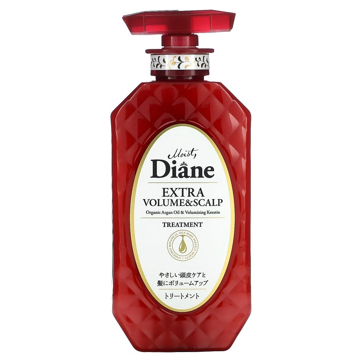 Moist Diane hajpakolás, volumennövelő és fejbőrtisztító, 450 ml, szulfátmentes