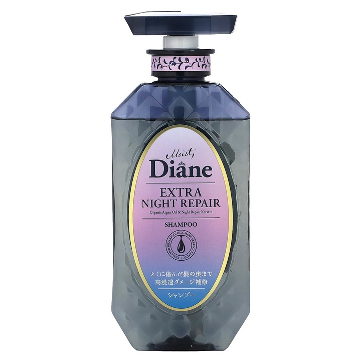 Moist Diane hajsampon, éjszakai regeneráló, 450 ml, argánolaj, keratin