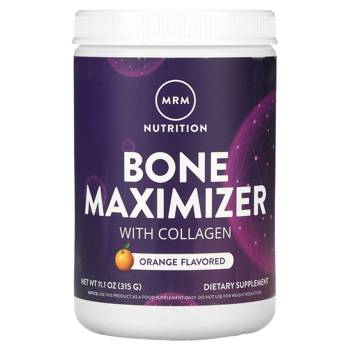 Supliment alimentar, MRM Nutrition, Bone Maximizer, Colagen, Portocala, 315 g
