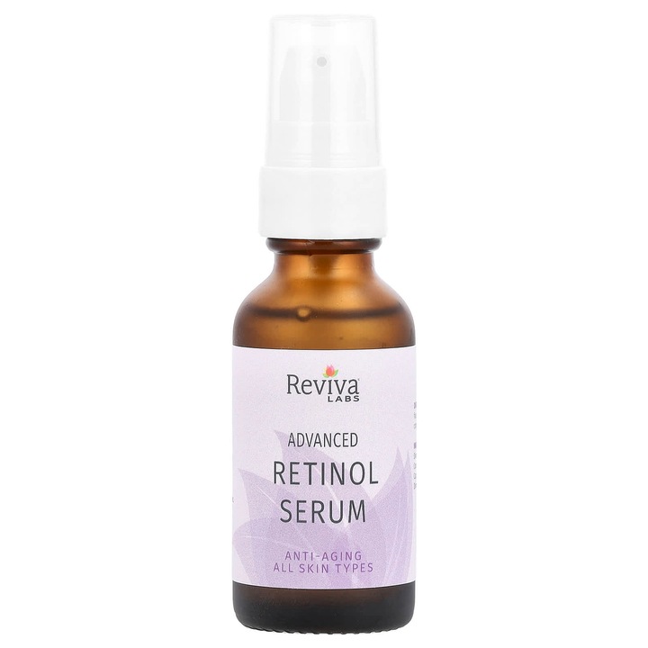 Serum avansat cu retinol, Reviva Labs, 29,5 ml, vitamina A si E, toate tipurile de piele