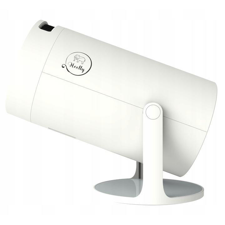 Heelly mini hordozható projektor, Android 12, WiFi, 1280x720p, 4K, 280 ANSI lm, komplett szett